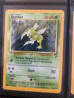 Pokemon Card Scyther