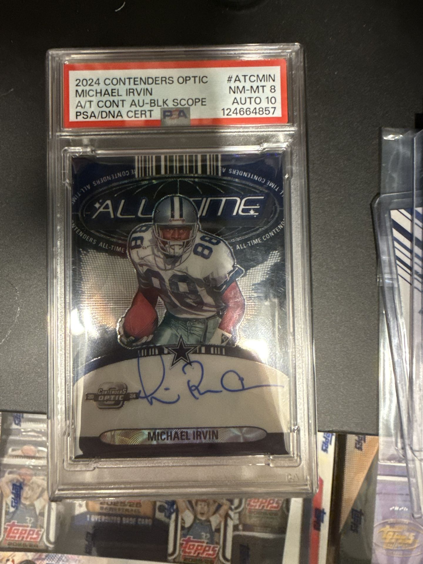 MICHAEL IRVIN BLACK SCOPE NFL 