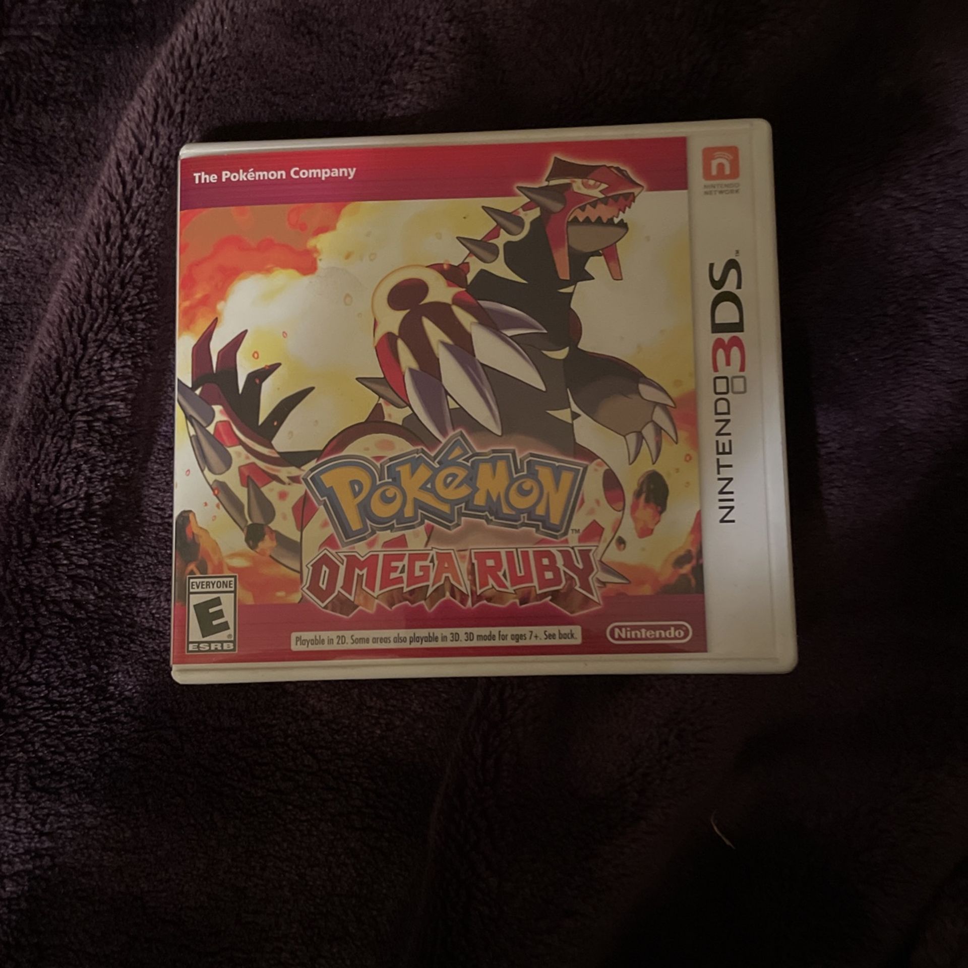 Hardly Used POKÉMON - Omega ruby Nintendo 3DS game