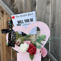 Eternal Wooden Flower Heart Box Valentines Day