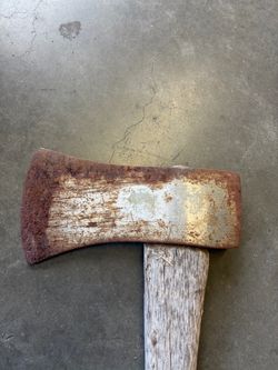 Vintage wooden Ax