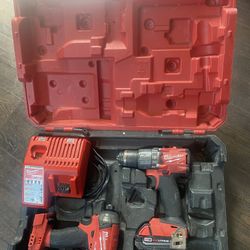 Milwaukee Hammer Drill and Impact Driver