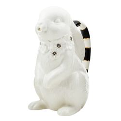 Mackenzie-Childs White Rabbit Ceramic Pitcher