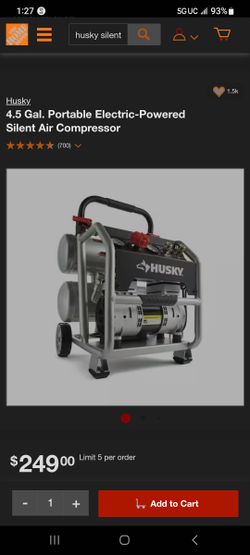 Husky Silent Compressor