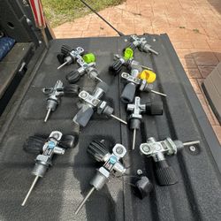Scuba Regulator Valves 11 Of Them