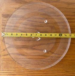 Microwave glass plate