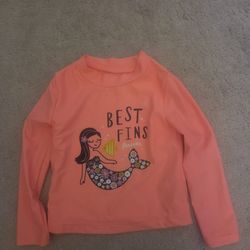 girl long sleeve rashguard 3T