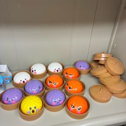 Viral Squishy Bun Dumpling Foam Stress Relief Toy