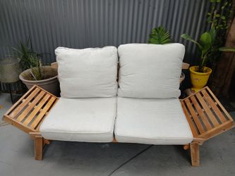Outdoor patio sofa