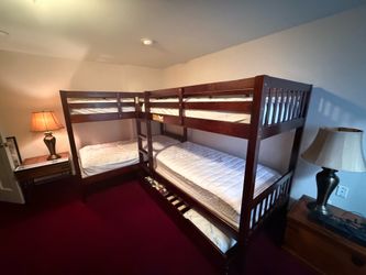 Quality Wood Quad Bunk Bed