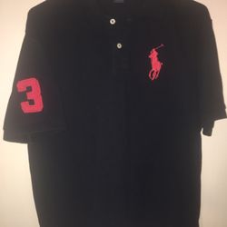 Ralph Lauren Black Polo Big Red Pony Size XL
