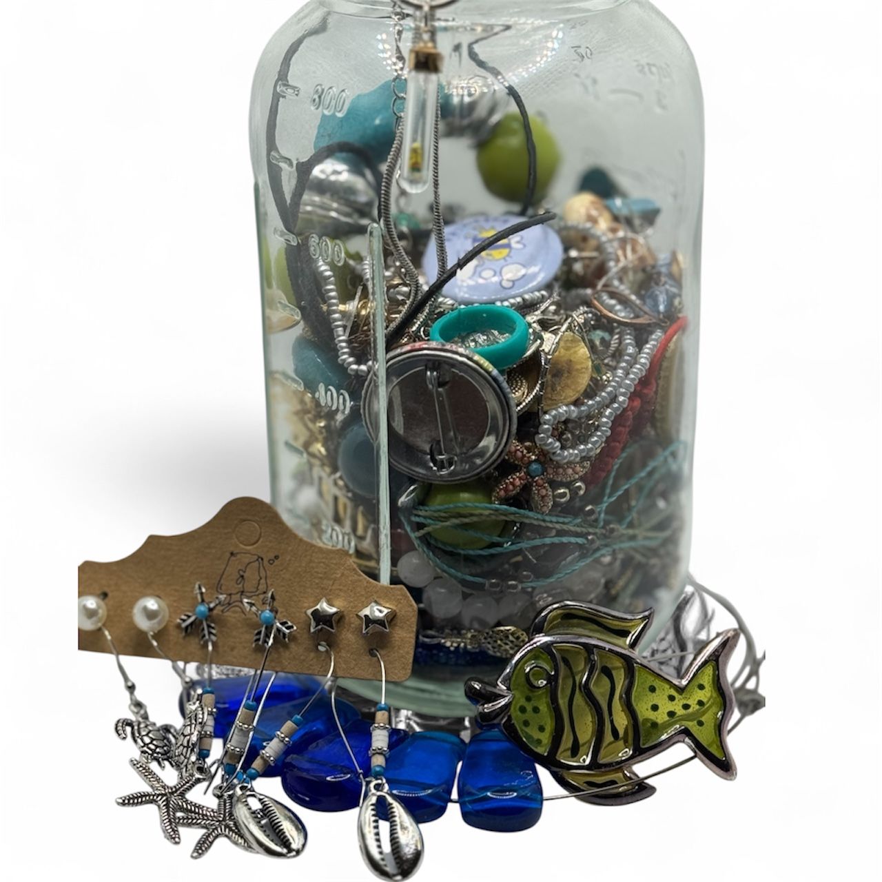 π  Ocean Treasure Mystery Jewelry Jar β¦ 14K Pineapple Edition
