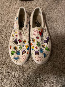 Disney painted vans