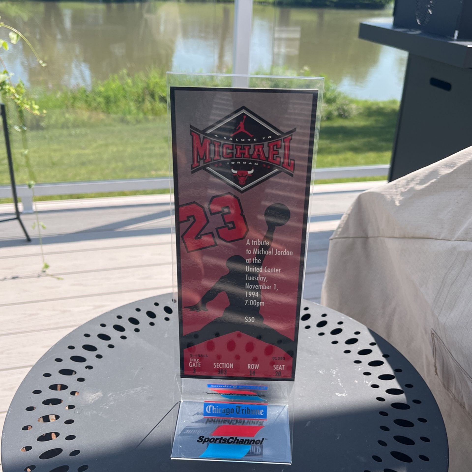 Michael Jordan Tribute Ticket