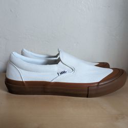 Vans Slip On Pro Pearl Gum White Sneakers VN0A347VW8S Men’s Size 10.5