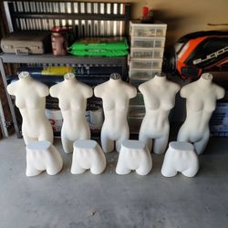 Lot of Mannequin Parts - 9 Pieces