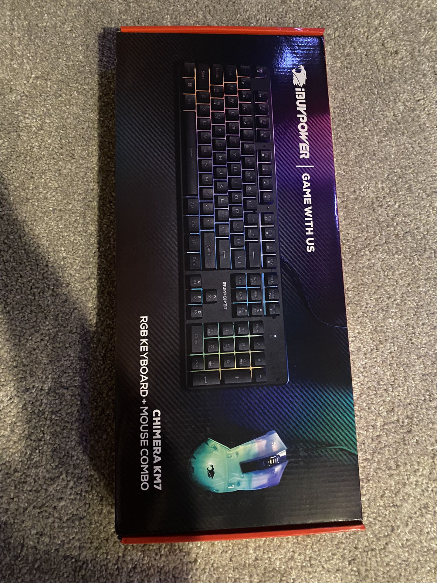 Ibuypower Chimera Km7 RGB Keyboard And Mouse Combo