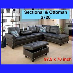 🌼FREE DELIVERY🌼Brand New Sectional Sofa Couch