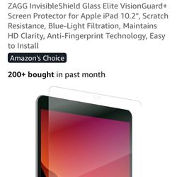 Zagg Invisible Shield Screen Protector For iPad 