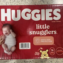 Brand New Huggies Little Snugglers Diapers Size Newborn