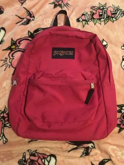Jansport hot pink backpack in good condition