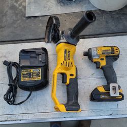DeWalt Angle Driver & Impact Driver
