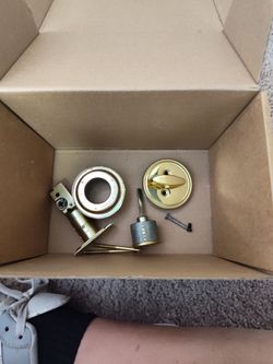 Brass Deadbolt Lock Hardware Parts