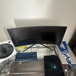 Deco Gear 35” Curved Gaming Ultrawide Monitor, E-LED, 3440x1440 WQHD, 120hz, 1ms MPRT, 21:9, Adaptive Sync, HDMI 2.0 x2, DisplayPort 1.4 x2, 99% sRGB,
