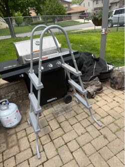 Intex above ground steel pool ladder