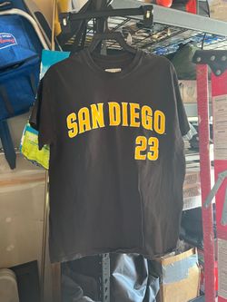 Collection of Baseball, Basketball and Football Clothes (shirts & shorts): Padres, 49ers, Lakers, Vaqueros