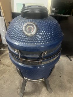 Ceramic Grill and Smoker antique Style/ Asador de Cerámica estilo  antiguo 