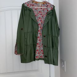 Matilda Jane Women’s Raincoat Size XXL