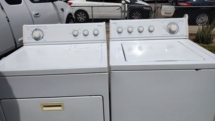 Washer and gas dryer