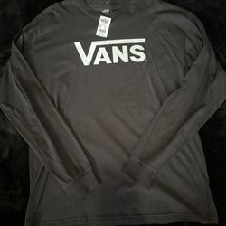 New! Mens Vans Long Sleeve