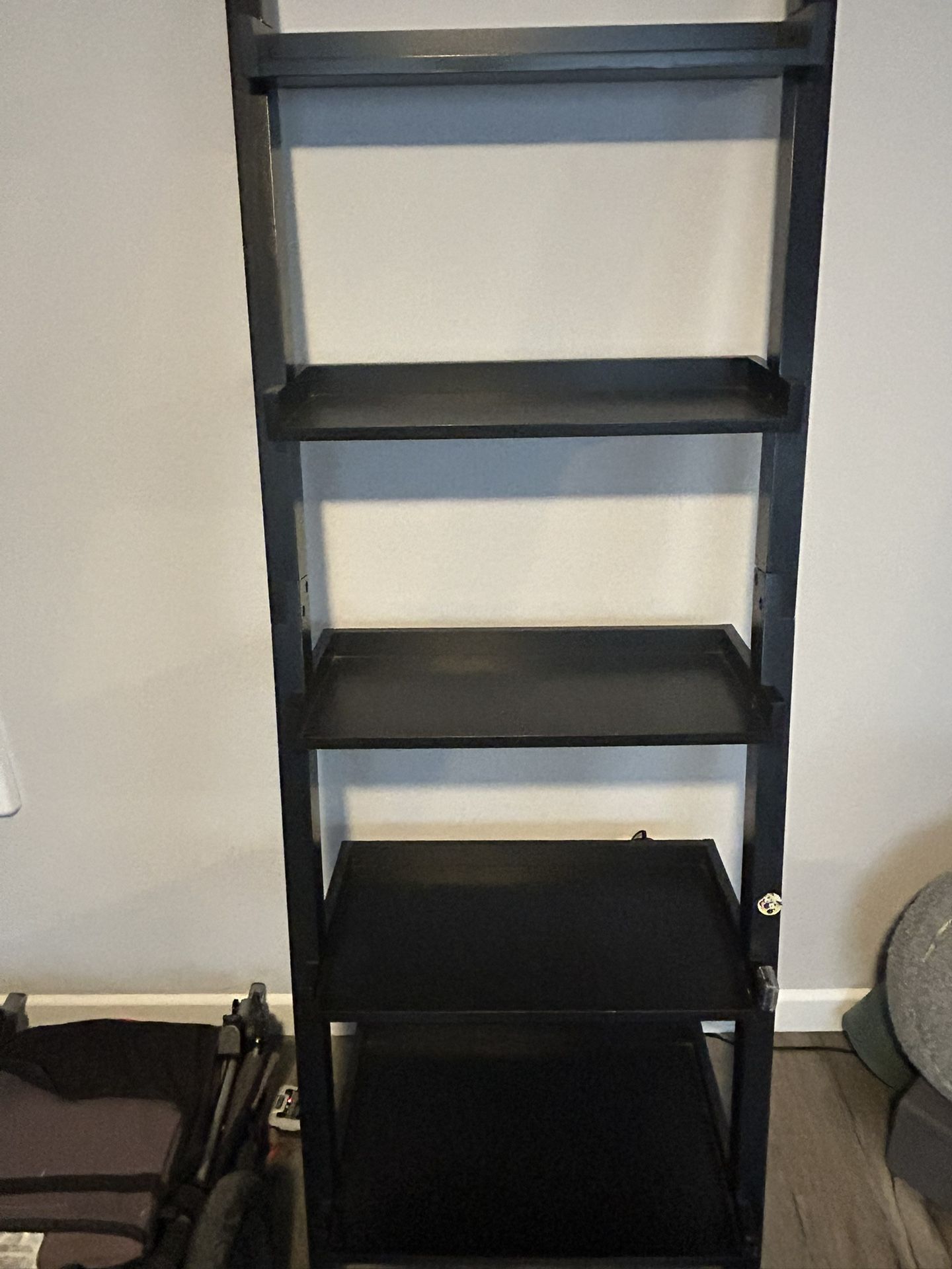 Black Ladder Bookcase