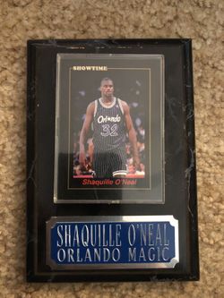 Shaquille O’Neal plaque