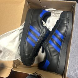 Blue Adidas Shell Toes