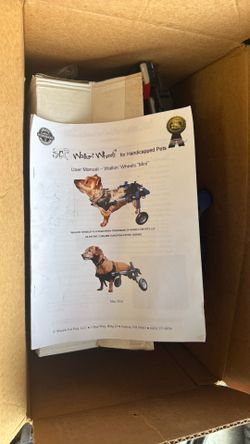Brand new handicap, dog Wheelchair walk-in wheels for small dog