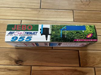 JEBO Overhead Aquarium filter Bnew never used. 220v