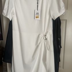 Dkny white dress