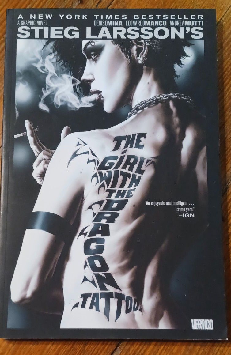 The Girl With The Dragon Tattoo Paperback Comic Book Movie New York Best Seller