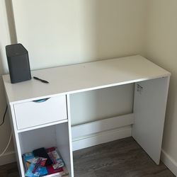 White Office Desk 