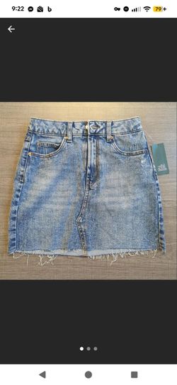 Jean mini skirt size 2