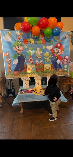 Mario Birthday Party Decoration