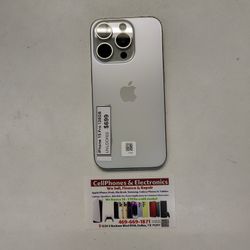 iPhone 15 Pro 128GB Unlocked - On Cash Deal $499 