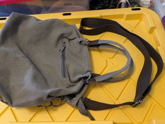 Shein Canvas Convertible Backpack Shoulder Bag