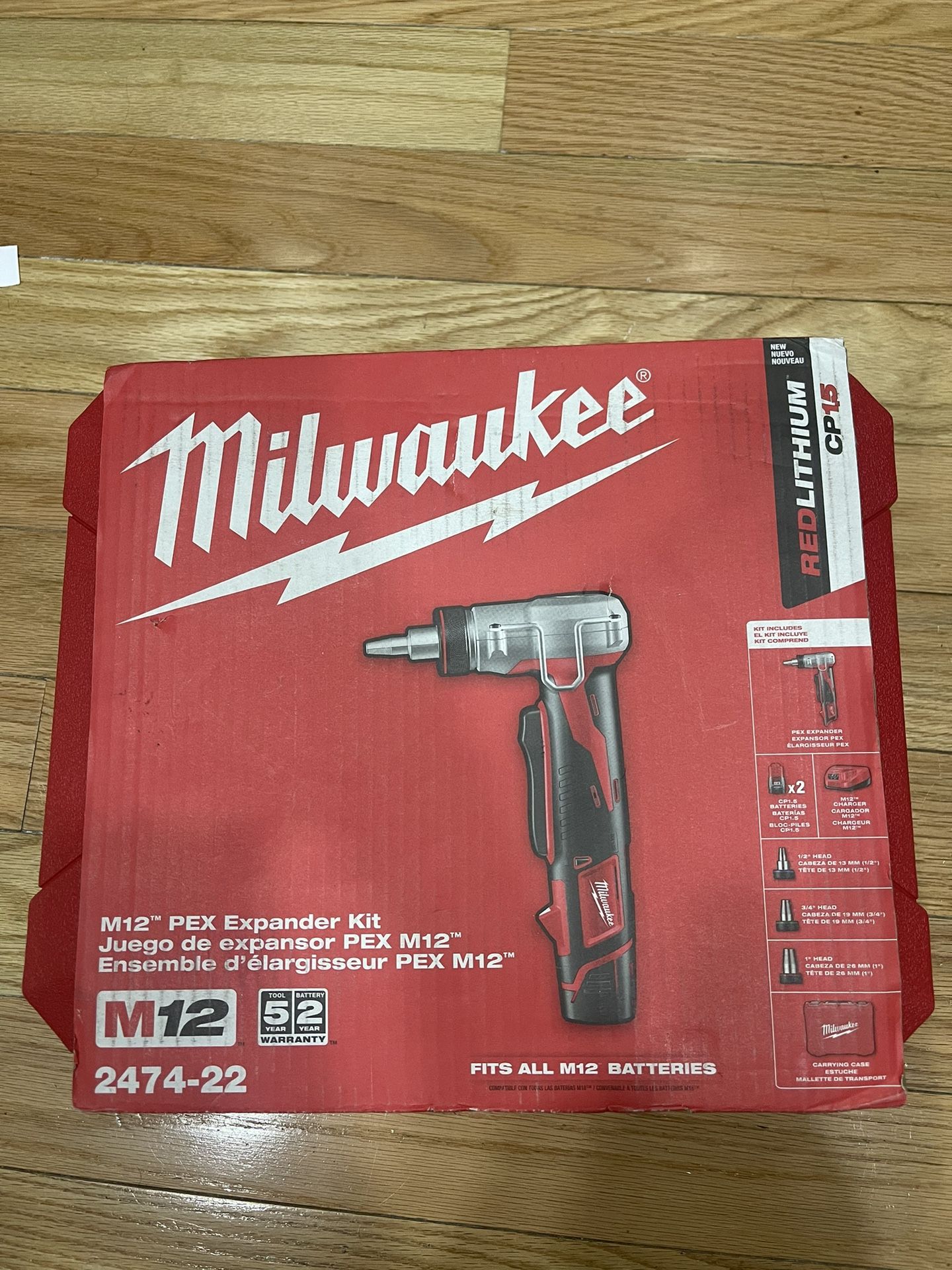 Milwaukee M12 Pex Expander Kit Read Below