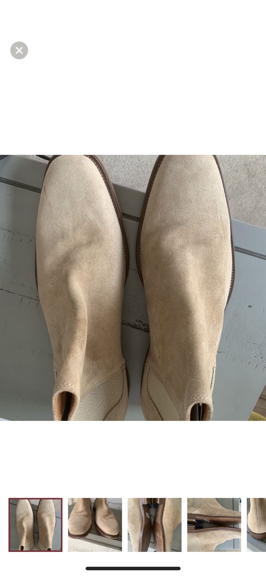 Suede boot