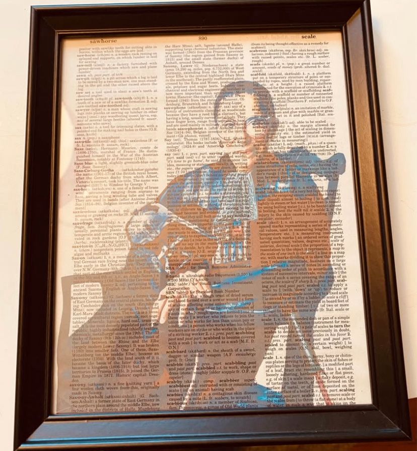 Political Art Print Ruth Bader Ginsburg Framed Dictionary Art Print