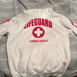 Kids large life guard hoodie